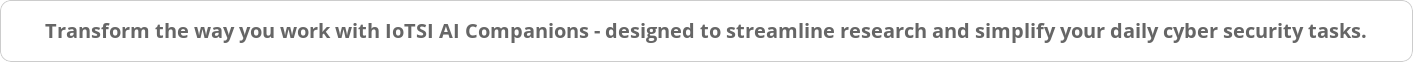 IoTSI AI Companions