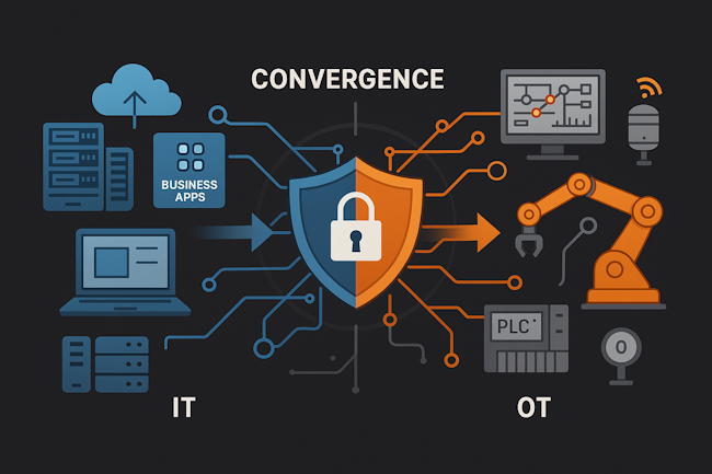 The Convergence of IT and OT Navigating the Complex Cybersecurity Landscape in Industrial Environments