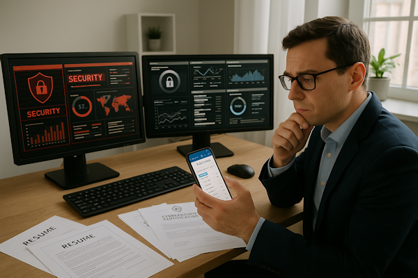 unemployed cyber professional