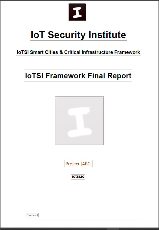 iotsi final report